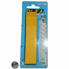 10 x 59 Abbrech Klingen 18mm Olfa LB-10B fr Cutter Messer beidseitiger Schliff