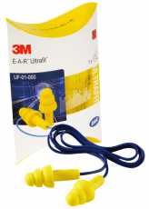 3M  EAR Ultrafit Ohrstpsel  32dB  mit Kordel, angenehm weich +wiederverwendbar