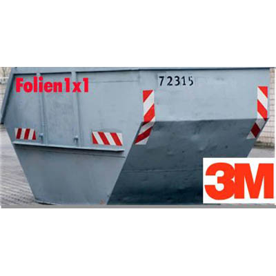 10 Satz 4 links- + 4 rechtsweisende  141 x 705 mm 3M 823i Container-Warnmarkierungen