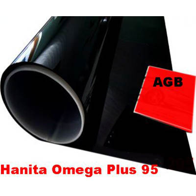 Hanita Auto Tnungsfolie Omega Plus 95 tiefschwarz VLT 5 % mit ABG 76 cm x 30,5 m