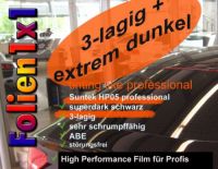 Suntek Auto Tönungsfolie HP05 3-lagig tiefschwarz VLT 5 % mit ABG 51 cm x 30,5 m