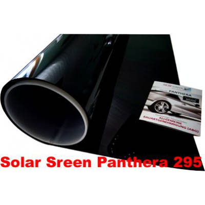 Panthera 295 Auto Tnungsfolie tiefschwarz 6 % 51 cm x 1,5 m mit ABG