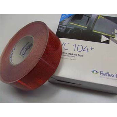 50 m x 50 mm Reflexite 140 Konturmarkierung rot fr Plane