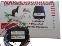 EM2010 Ultraschall Mardergerät mit Wechselfrequenzen und Power Blitz LED