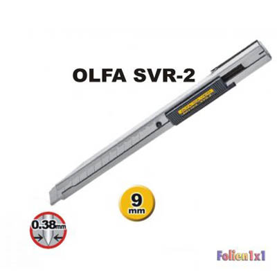 OLFA 9 mm deLux Cutter SVR-2 Halter incl. 59 Grad Klinge