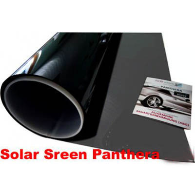 Solar Screen Auto Tnungsfolie Panthera 295 tiefschwarz VLT 5 % mit ABG 51 cm x 30,5 m