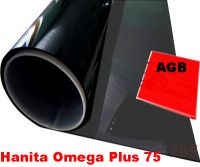 Hanita Auto Tönungsfolie Omega Plus 85 schwarz VLT 15 % mit ABG 51 cm x 30,5 m