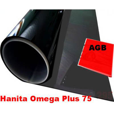 Hanita Auto Tnungsfolie Omega Plus 85 schwarz VLT 15 % mit ABG 51 cm x 30,5 m