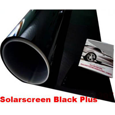 Solar Screen Auto Tnungsfolie Black Plus Select 95 tiefschwarz VLT 6 % mit ABG 51 cm x 30,5 m