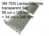 210 mµ Lackschutzfolie Set 3M Venture Shield 7510 E 56 cm x 128 mm + 34 cm x 145 mm