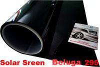 Solar Screen Auto Tönungsfolie Beluga 295 tiefschwarz VLT 5 % mit ABG 51 cm x 30,5 m