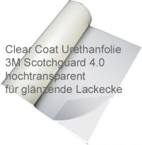 3M Scotchgard Paint Protection Film Pro Series 4.0 Lackschutzfolie  1000 mm x 120 mm (Dicke: 200 µ) Steinschlagschutz glänzende Lackierung (Gloss Paint Protection)