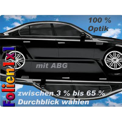 Undercover Auto Tnungsfolien tiefschwarz 95% 300 x 76cm mit ABG