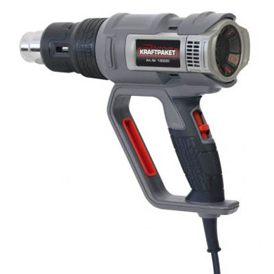 Heiluftpistole 2000W Heiluftfn Heiluftgeblse 500L/min Dino KRAFTPAKET